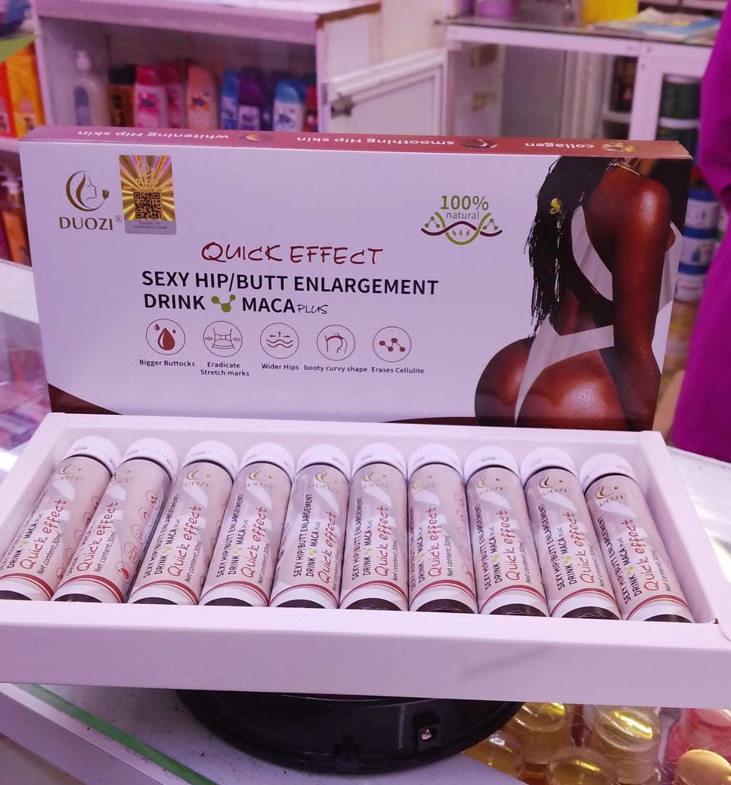 Duozi-Sexy Hip / Butt Enlargement Drink With Maca-1
Duozi Sexy Hip / Butt Enlargement Drink With Maca