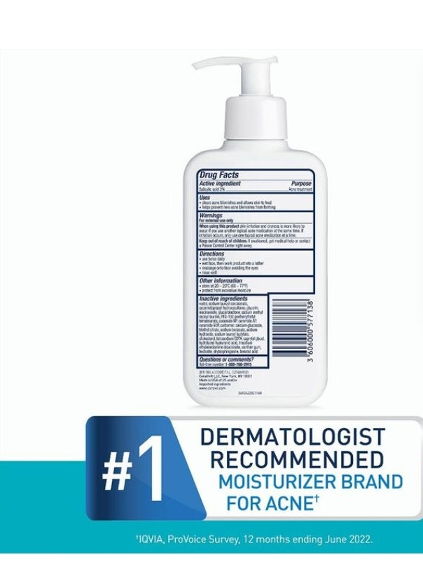 Cerave Acne Control Cleanser With 2% Salicylic Acid 237ml